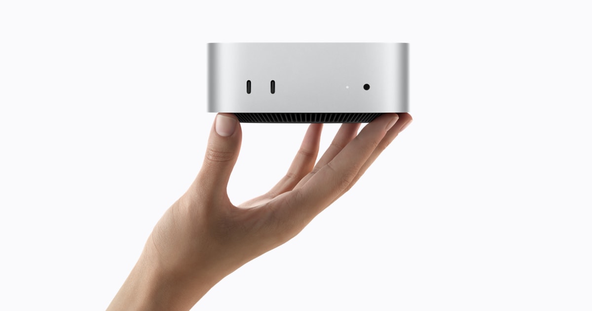 Mac mini M6 présenté par Apple.